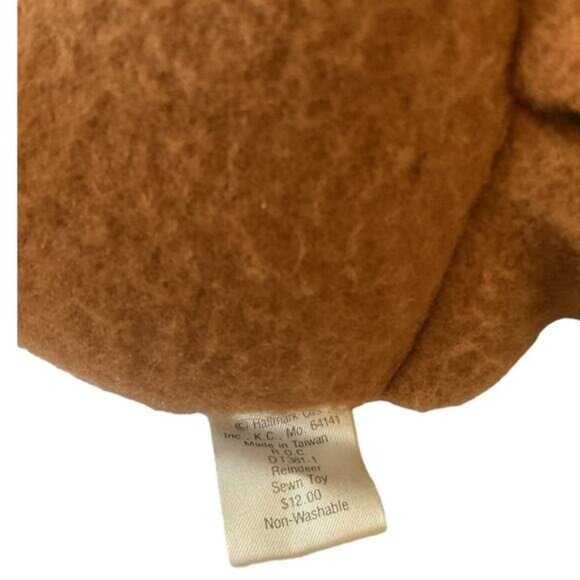 Hallmark Rodney Reindeer Classic Plush Stuffed Holiday Toy Christmas - Picture 4 of 6